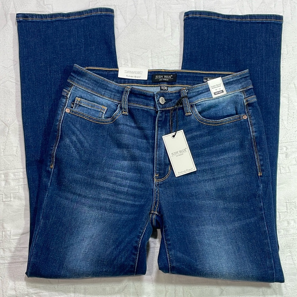 Judy Blue Lynn Boot Cut Jeans Indigo Style#JB82612DK-SF Size 11/30